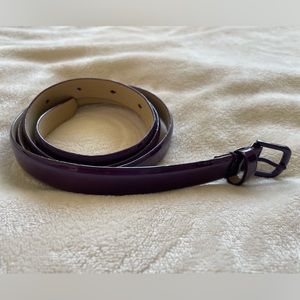 JCrew Purple Skinny Belt size small
